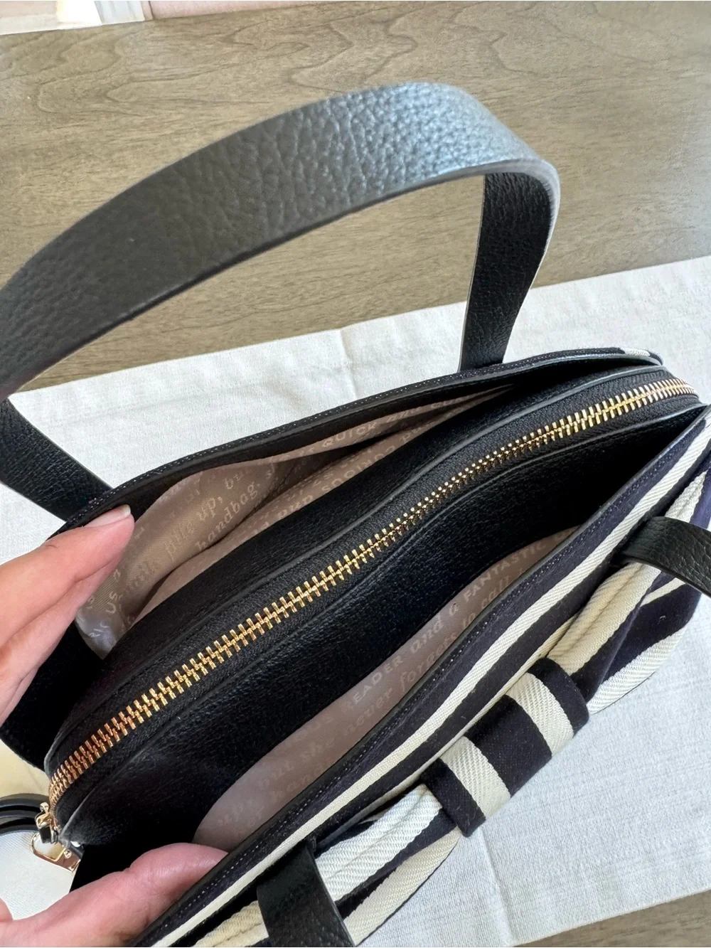 kate spade lining 5”l